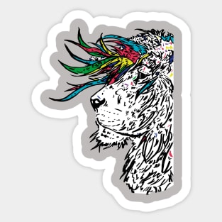 Lion Sticker